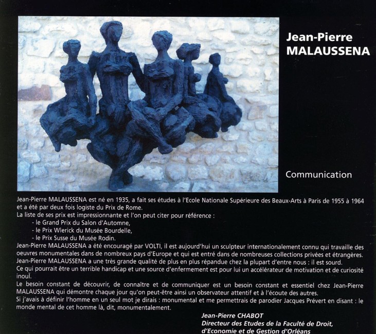 Jean-Pierre MALAUSSENA : Communication